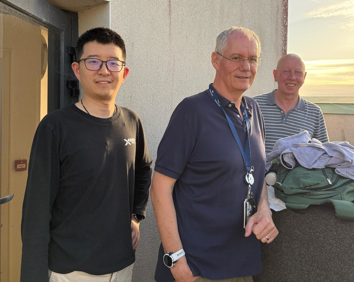 Benyuan Yu, John Ronan and Dr. Joseph O'Mahony